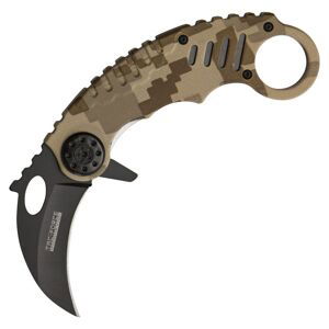 ostatní Nůž zavírací KARAMBIT DIGITAL DESERT Barva: DIGITAL/MARPAT DESERT