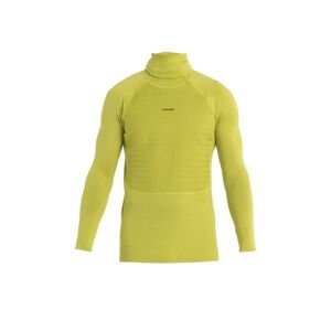 ICEBREAKER Mens ZoneKnit Insulated LS Hoodie, Bio Lime (vzorek) velikost: M