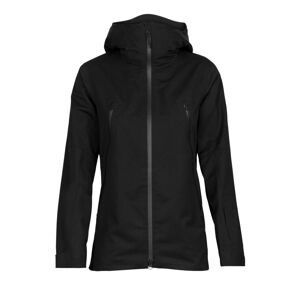 dámská merino bunda ICEBREAKER Wmns Shell+ Hooded Jacket, Black (vzorek) velikost: S