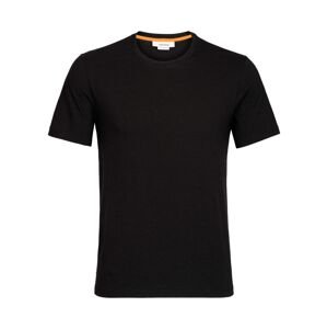 pánské merino triko krátký rukáv ICEBREAKER Mens Central Classic SS Tee, Black (vzorek) velikost: M