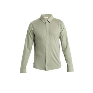 ICEBREAKER Mens Hike LS Top, Lichen (vzorek) velikost: M