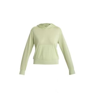 ICEBREAKER Wmns Merino Crush II LS Hoodie, Glazen (vzorek) velikost: S