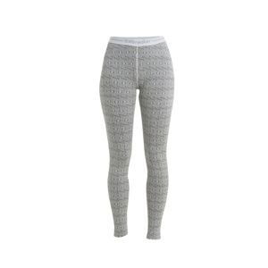 ICEBREAKER Wmns Merino 260 Vertex Leggings Herenga, Snow/Black (vzorek) velikost: S