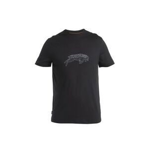 ICEBREAKER Mens Merino 150 Tech Lite III SS Tee Icebreaker Ewe Bound, Black (vzorek) velikost: M