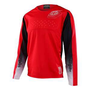 Troy Lee Designs TLD DĚTSKÝ DRES S DLOUHÝM RUKÁVEM SPRINT RICHTER RACE RED Velikost: M