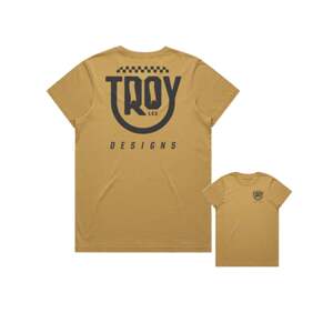 Troy Lee Designs Dámské triko TLD Smiley - Golden Velikost: XL