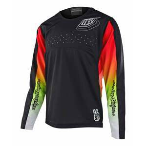 Troy Lee Designs Dětský dres TLD s dlouhým rukávem SPRINT RICHTER - BLACK Velikost: XS