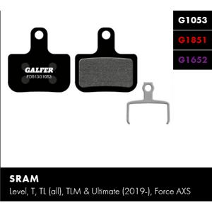 Brzdové destičky Galfer SRAM LEVEL FD513 - Standard