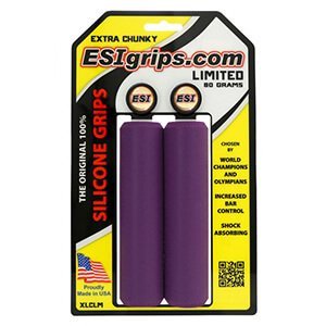 Gripy ESI grips EXTRA Chunky silikonové Barevná kombinace: fialové