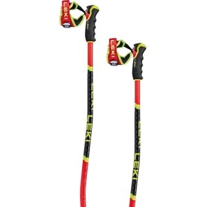 Leki WCR GS 3D - bright red/black/neon yellow 120