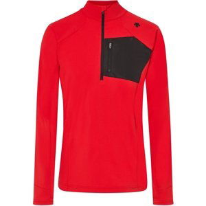 Descente Pánský lyžařský rolák Stephen Men´s T-Neck - Electric Red M