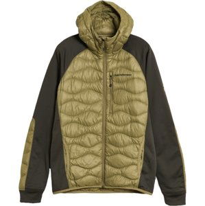 Peak Performance M Helium Down Hybrid Hood - snap green/oli XL