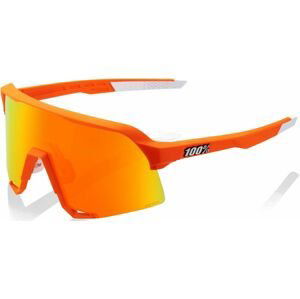 100% S3 - Soft Tact Neon Orange - HiPER Red Multilayer Mirror Lens uni