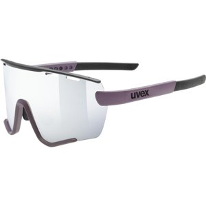 Uvex Sportstyle 236 Small Set - plum black mat/mirror silver + clear uni