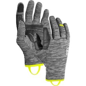 Ortovox Fleece light glove m - black steel blend XXL