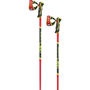 Leki Venom SL 3D - bright red/black/neon yellow 135