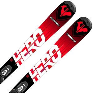 Rossignol Hero Jr 100-140 (Kid-X) + vázání Kid 4 GW B76 black 100