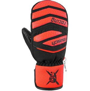 Reusch Worldcup Warrior Prime R-TEX® XT Junior Mitten - black/fluo red 4,5