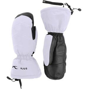 Kjus Women Logo Mitten - White 7,5