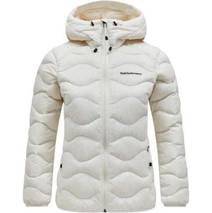 Peak Performance W Helium Down Hood Jacket - vintage white/warm blush XL