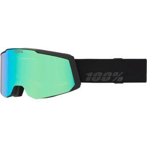 100% Snowcraft S - Black/Green / HIPER Grey-Blue w/ Green ML Mirror + HIPER Pink w/ Turquoise ML Mir uni