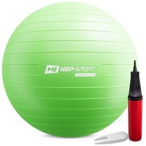 Gymnastický míč 75cm s pumpou - zelený