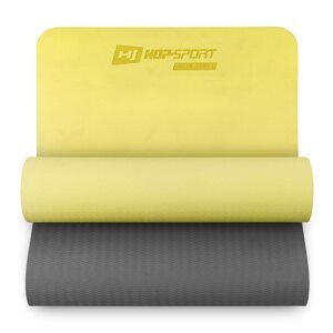 Podložka fitness TPE 0,6cm žluto/šedá