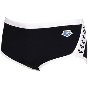 Arena icons swim low waist short solid black/white m - uk34