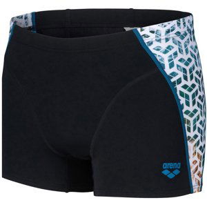 Arena planet water swim shorts black/white multi l - uk36