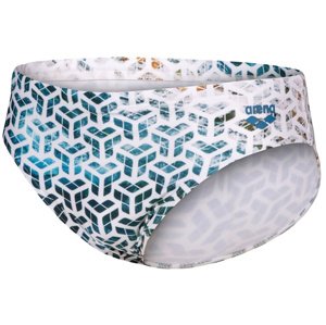 Arena planet water swim briefs white multi m - uk34