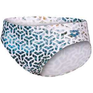 Arena planet water swim briefs white multi s - uk32