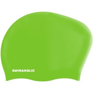 Plavecká čepice na dlouhé vlasy swimaholic long hair cap zelená