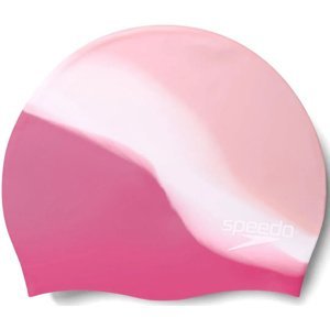 Speedo multi colour silicone cap junior růžovo/bílá