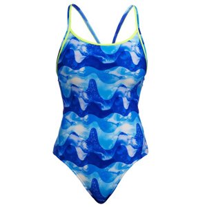 Funkita dive in diamond back one piece xs - uk30