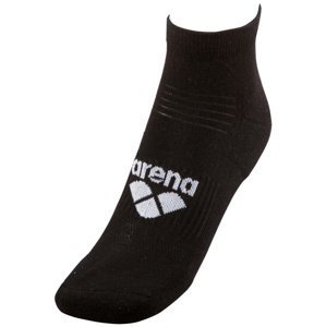 Arena basic ankle socks 2 pack black 43-46