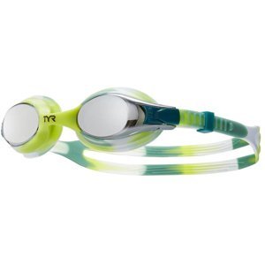 Plavecké brýle tyr swimple mirrored tie-dye zeleno/stříbrná