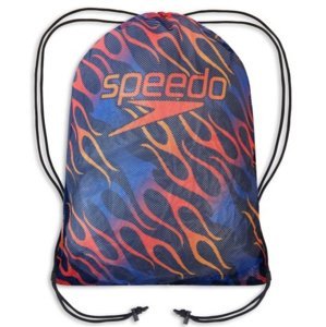 Plavecký vak speedo printed mesh bag modro/oranžová