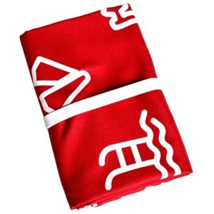 Ručník swimaholic swimming world microfibre towel červená