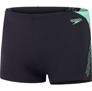 Speedo hyperboom splice aquashort true navy/herlequin green xxl - uk40