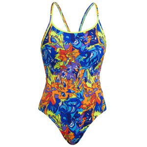 Funkita mixed mess diamond back one piece m - uk34