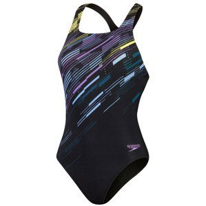 Speedo digital printed medalist black l - uk36