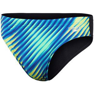 Speedo allover digital 7cm brief black/true cobalt xxl - uk40