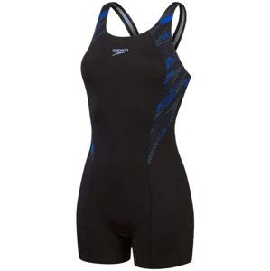 Speedo hyperboom splice legsuit black/true cobalt/curious blue s -