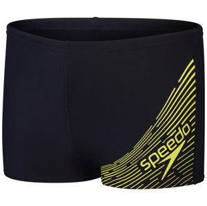 Speedo medley logo aquashorts junior black/lemon drizzle 140cm