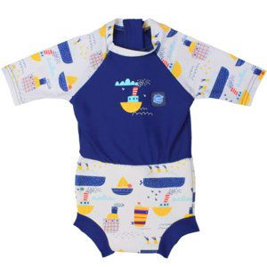 Splash about happy nappy sunsuit tug boats l