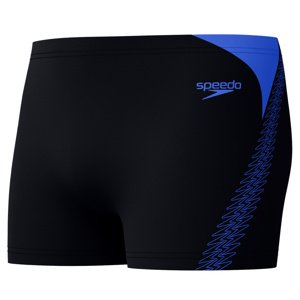 Speedo hyperboom splice aquashort black/blue xl - uk38