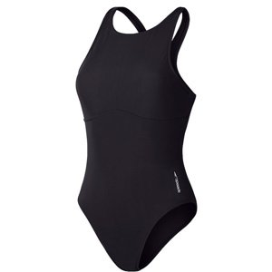 Speedo solid highneck one piece anthracite l - uk36