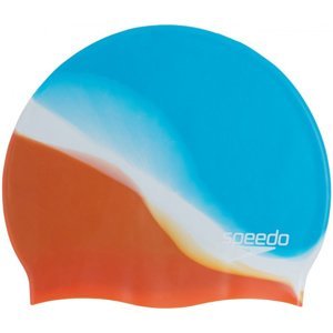 Plavecká čepice speedo multi coloured silicone cap modro/oranžová