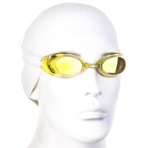 Plavecké brýle mad wave liquid racing automatic mirror žlutá