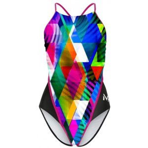 Dámské plavky michael phelps zuglo lady open back multi/black 28